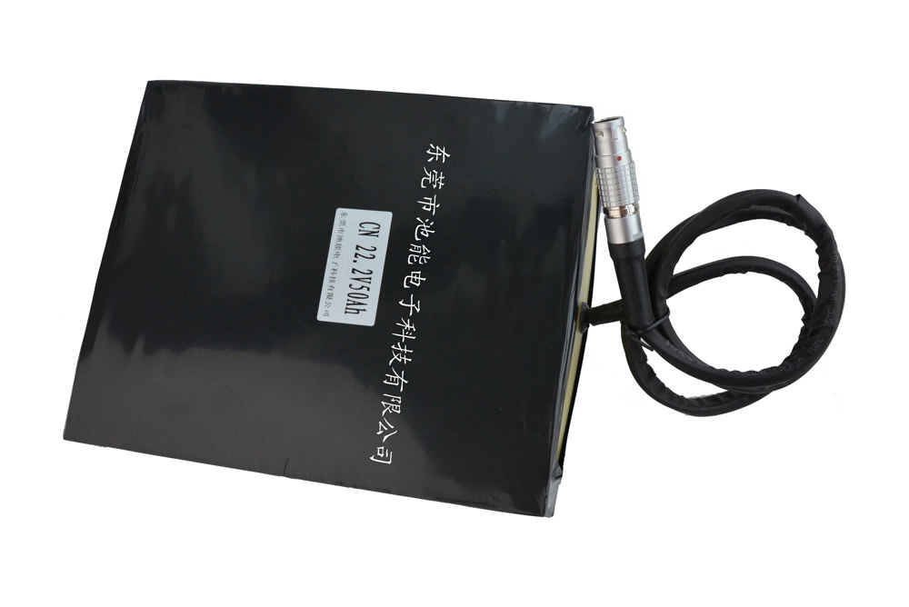 工业设备锂电池 24V50000mAH 带航空插头