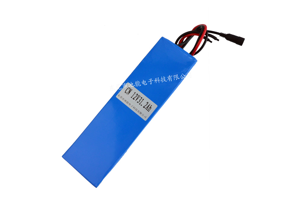 海洋检测仪器锂电池12V31200mAh 带防水插头