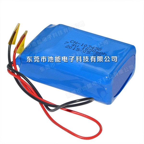 7.4V锂电池组103450 1850mAh