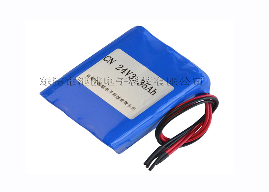 照明灯具锂电池24V3350mAh